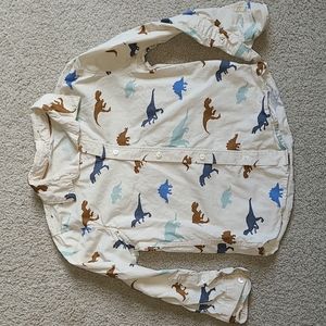 H&M dino button up